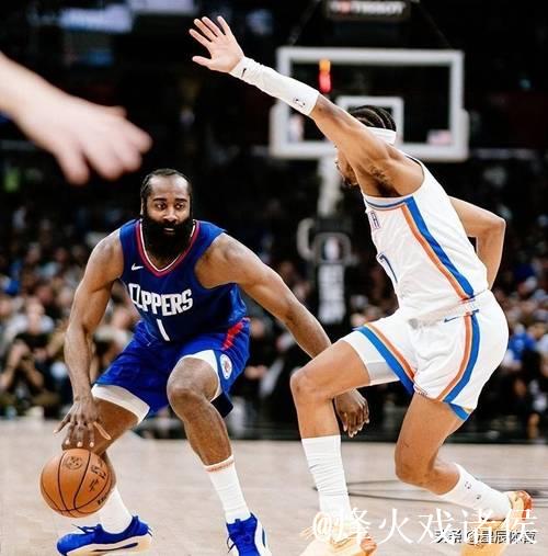 亚历山大狂砍45分 哈登准三双 雷霆终结快船4连胜